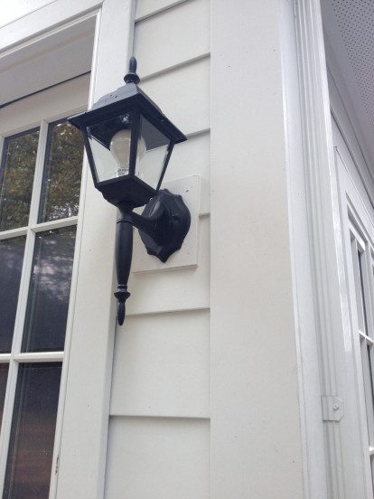 Close-Up of a lantern feature on a Mt. Lebanon home addition built by Action Builders