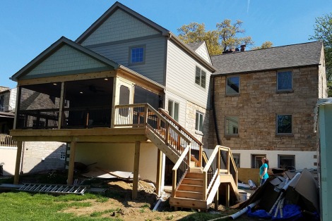 Two Story Rear Home Addition