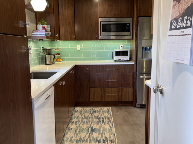 Mid-Century Modern Kitchen Remodeled by Action Builders