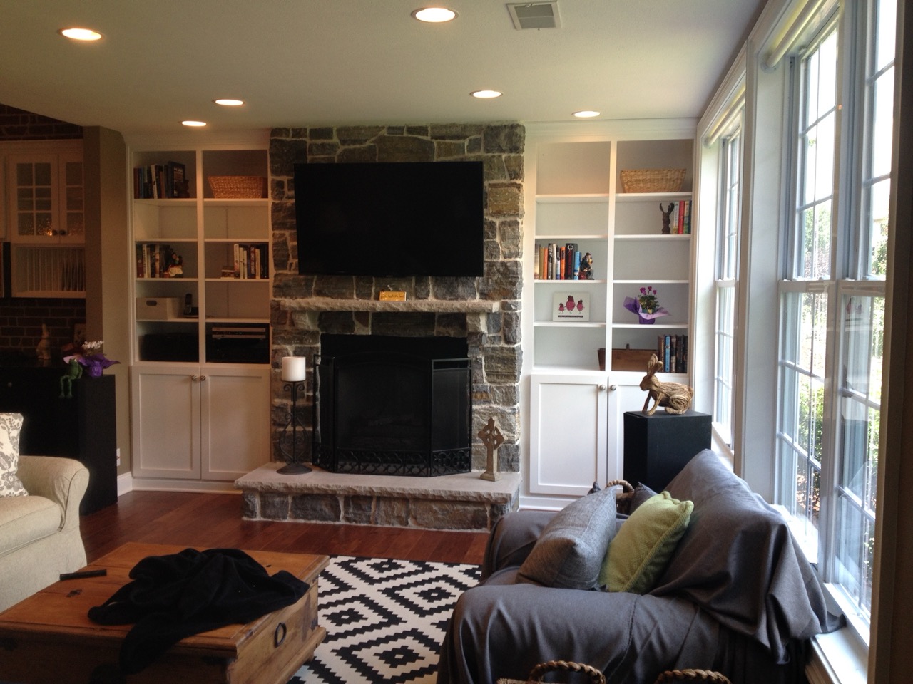 Basement renovation in Peters Townships, PA