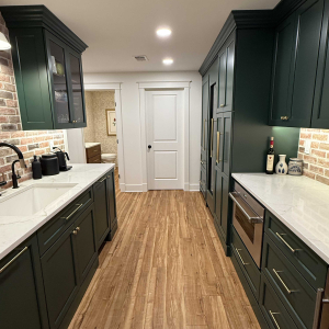 upper st clair basement remodel kitchen office project