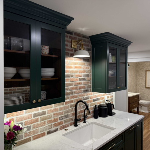 upper st clair basement remodel kitchen office project