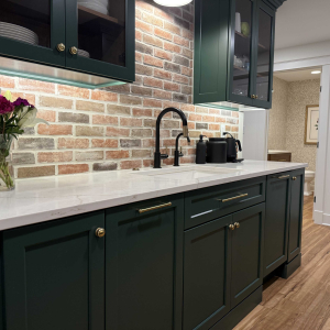 upper st clair basement remodel kitchen office project